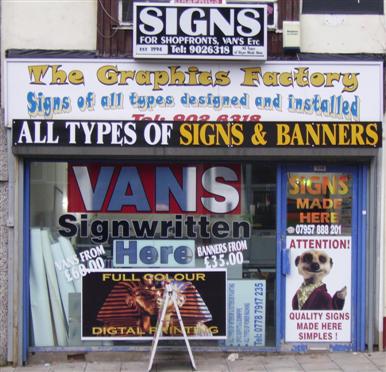 Shop Signs 